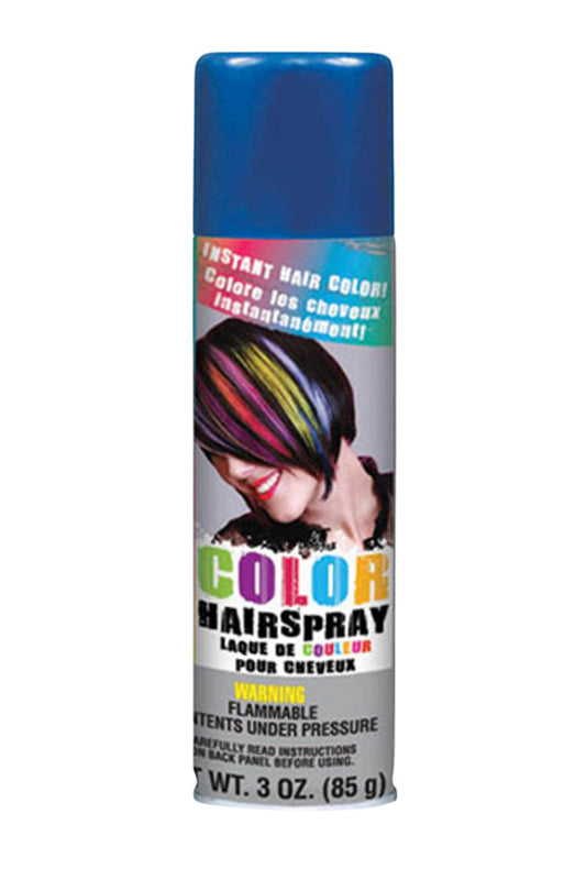 Blue Coloured Hairspray