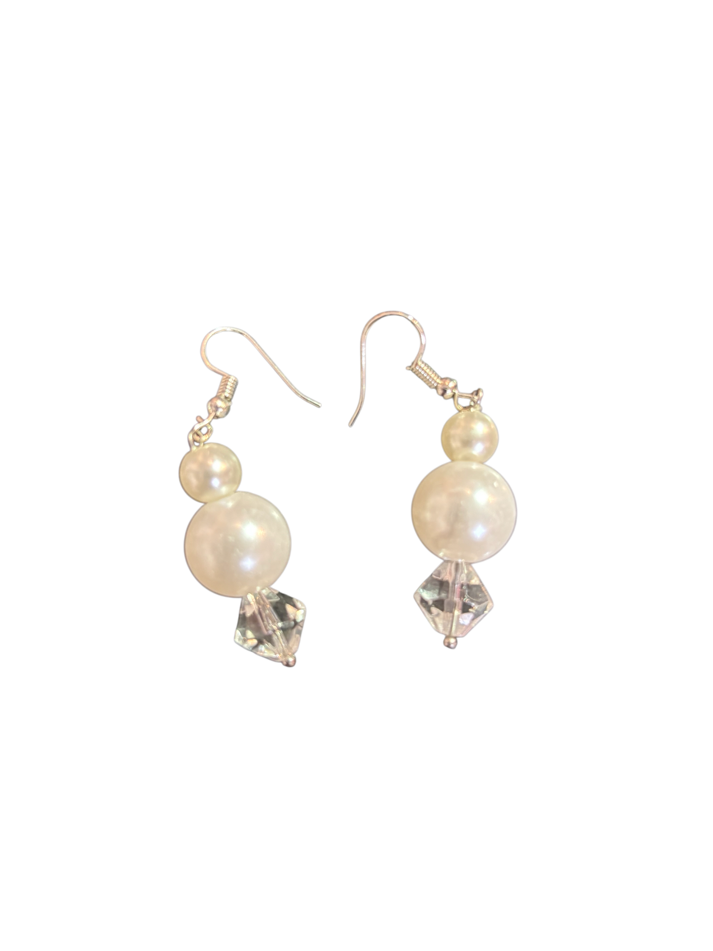 Faux Pearl Drop Earrings
