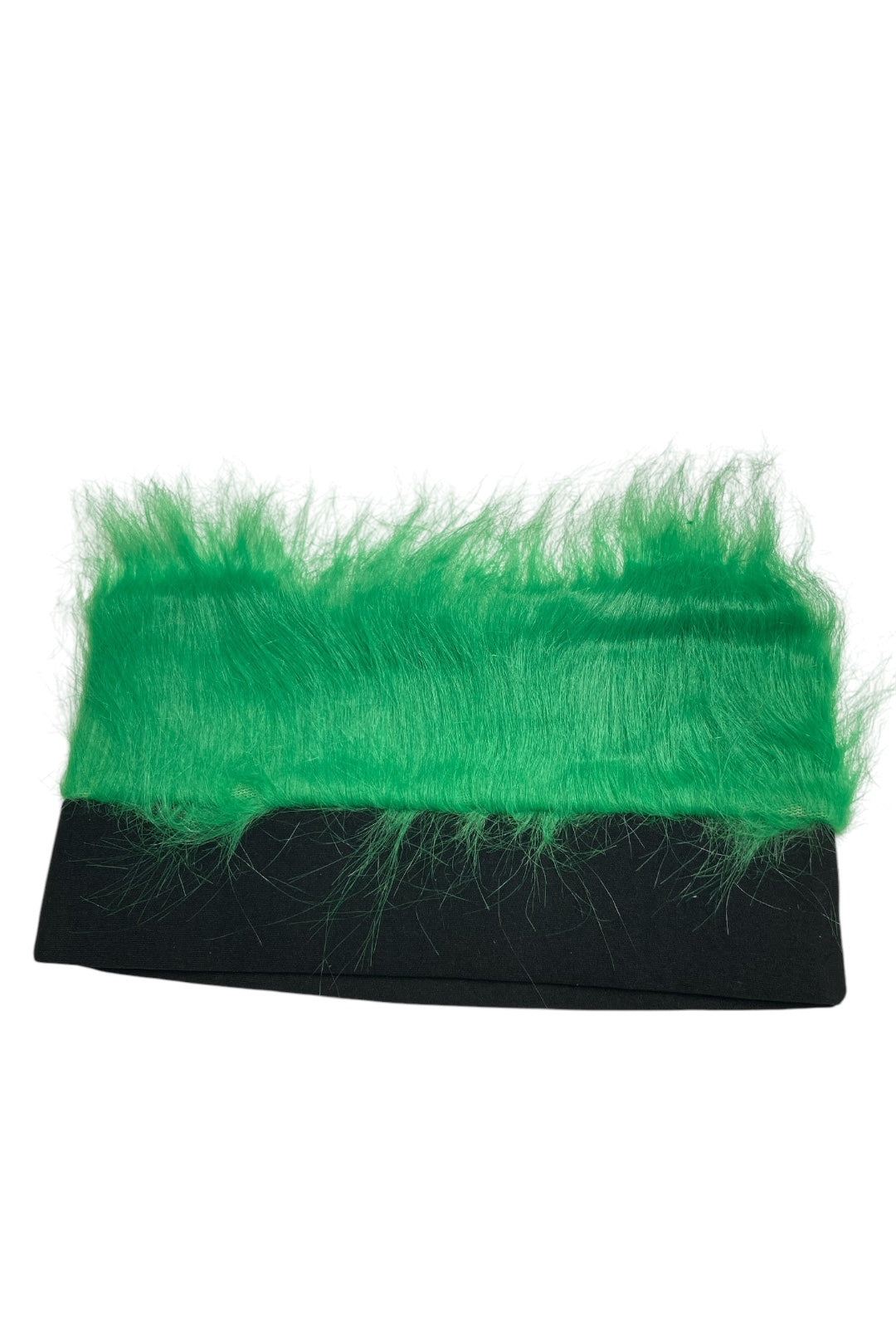 Green Fluffy Hair Headband