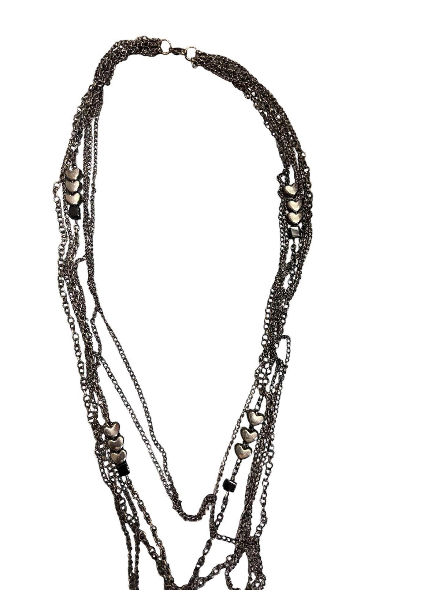Heart And Chain Layered Necklace