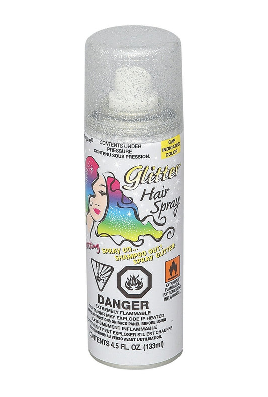 Silver Glitter Coloured Hairspray
