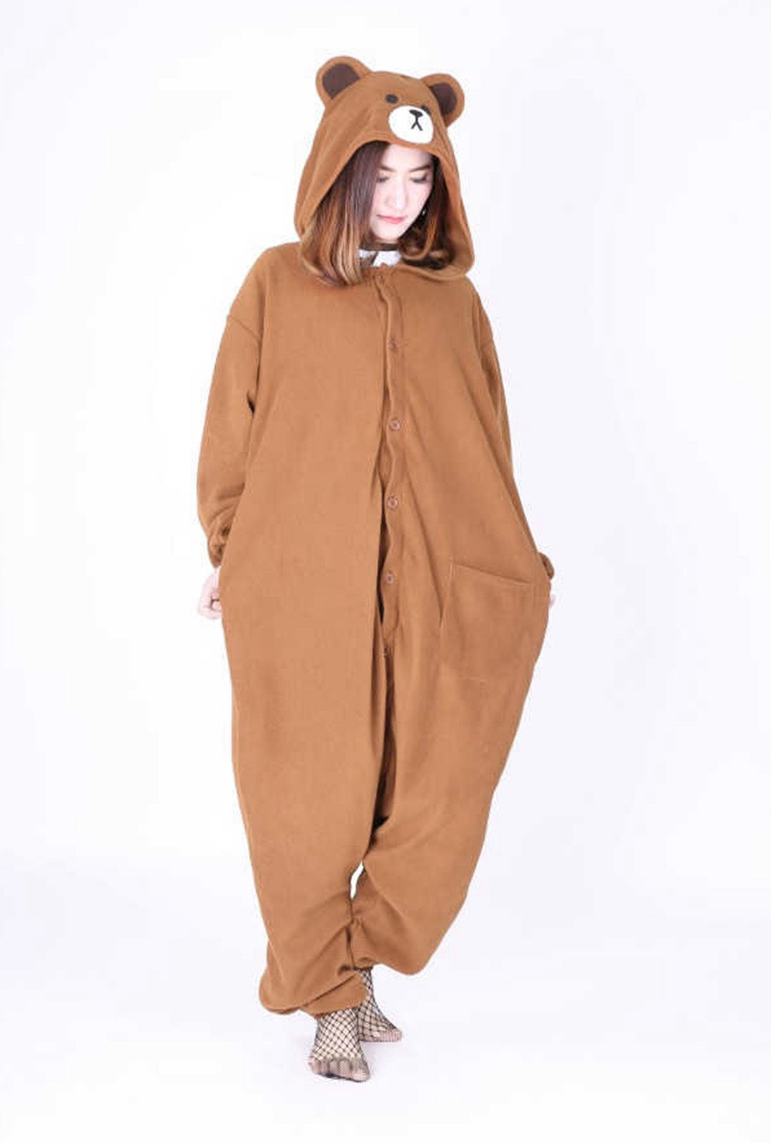 Fleece Brown Bear Onesie Perth | Hurly-Burly Australia