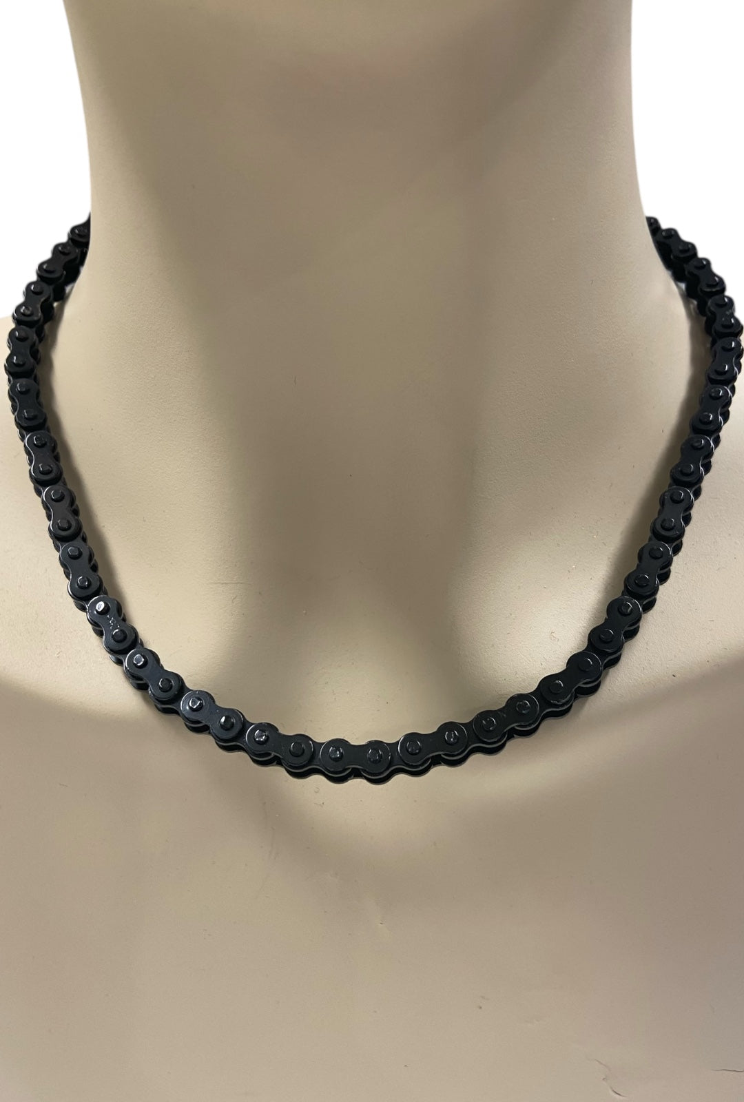 Black Bike Chain Necklace
