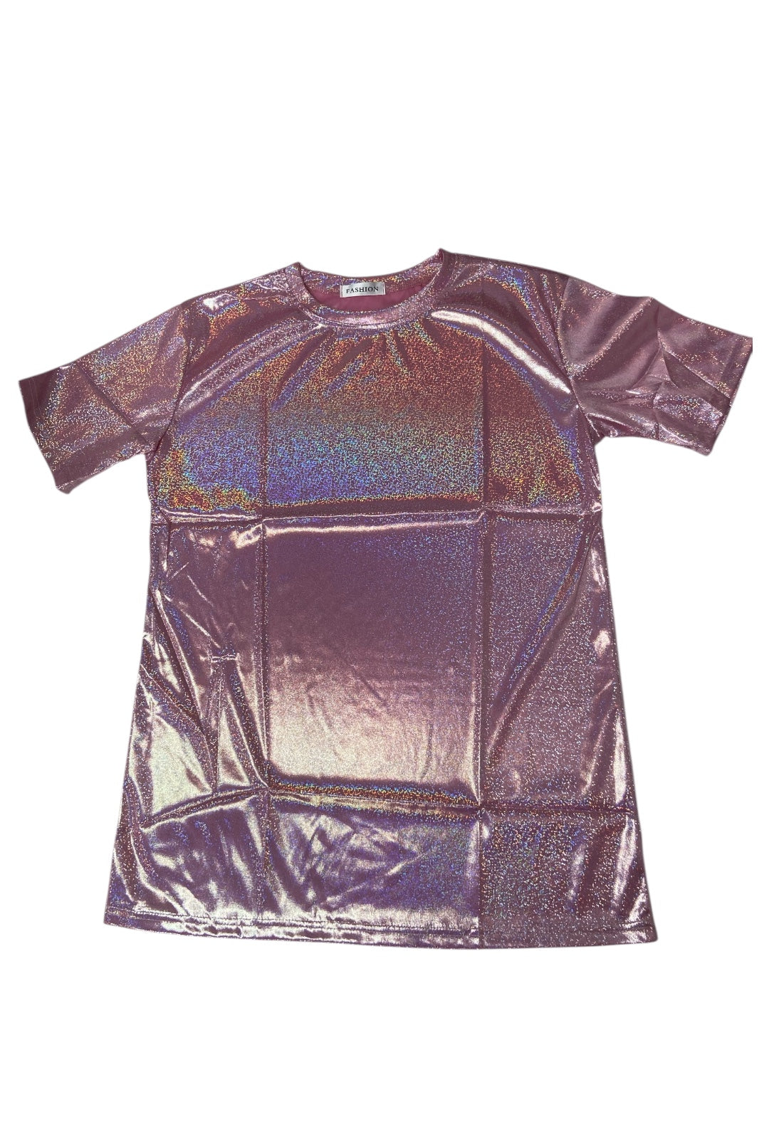 Plus Size Iridescent Pink Top