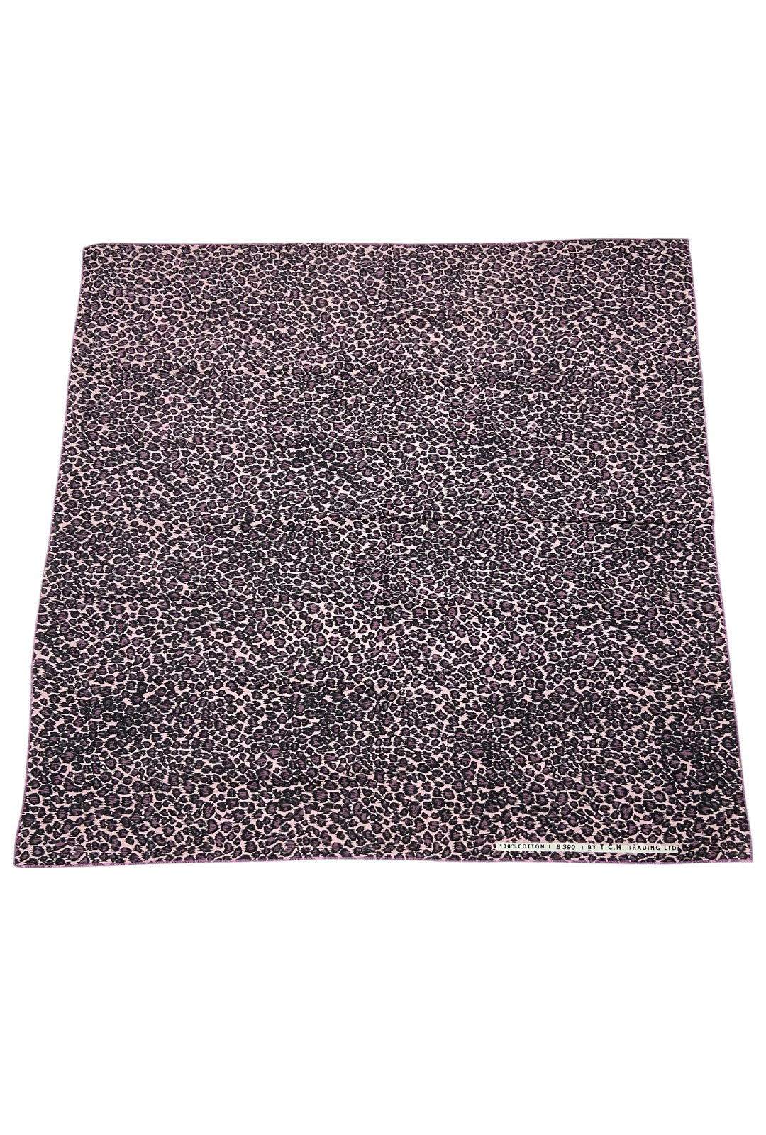 Extra Large Purple Leopard Print Bandana