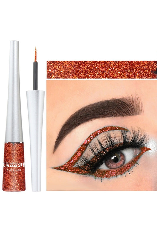 Flame Orange Glitter Eyeliner