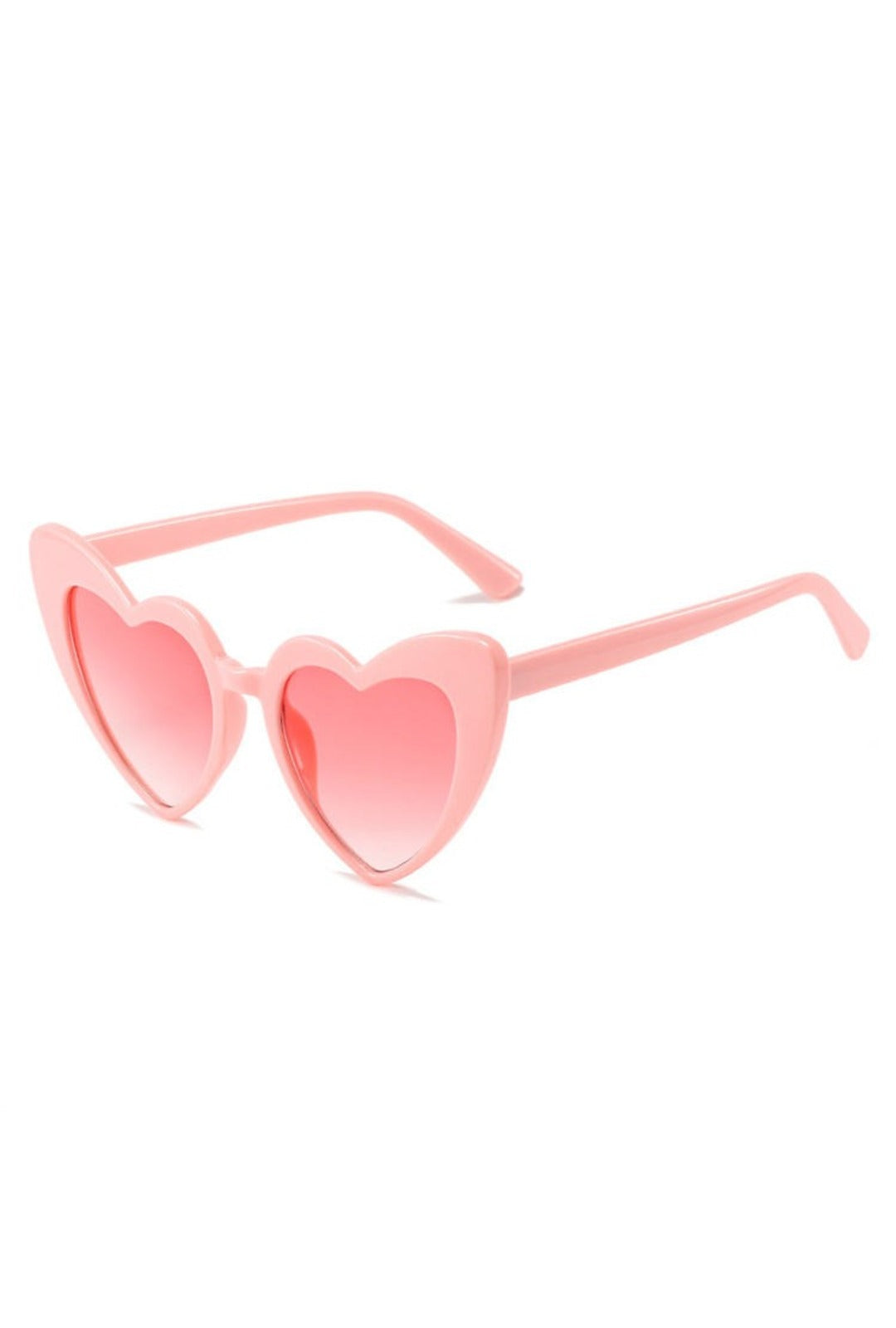 light pink retro heart glasses