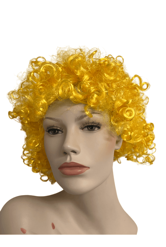 Yellow Afro Party Wig