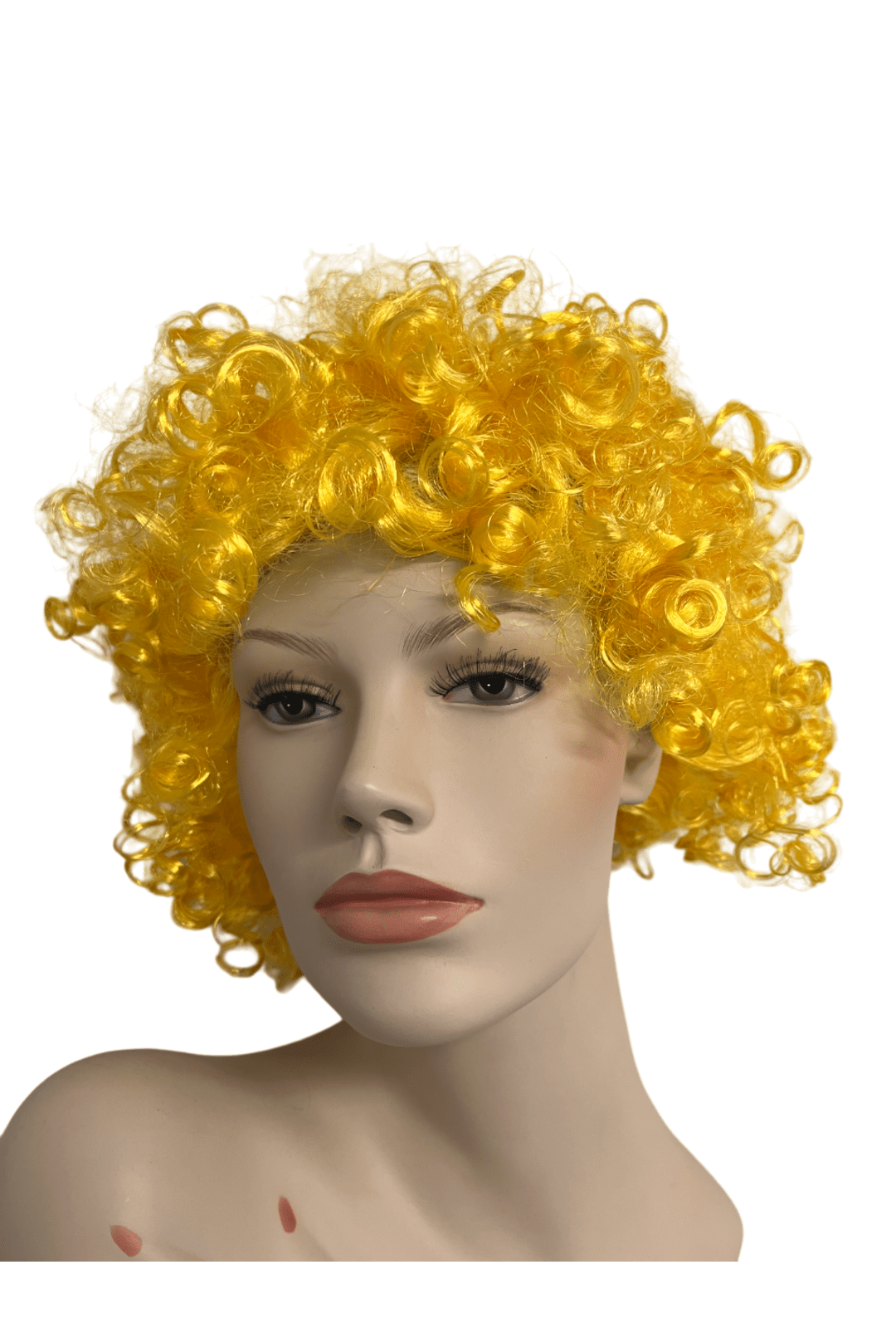 Yellow Afro Party Wig