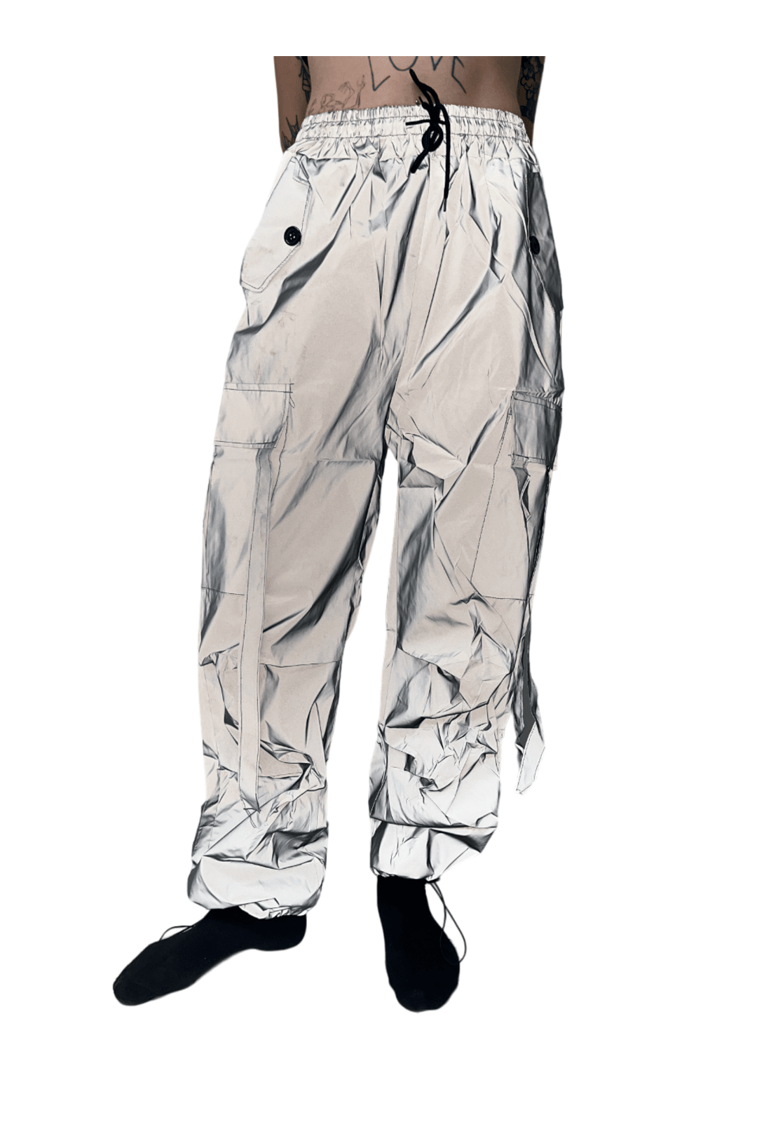 Silver Utility Pants
