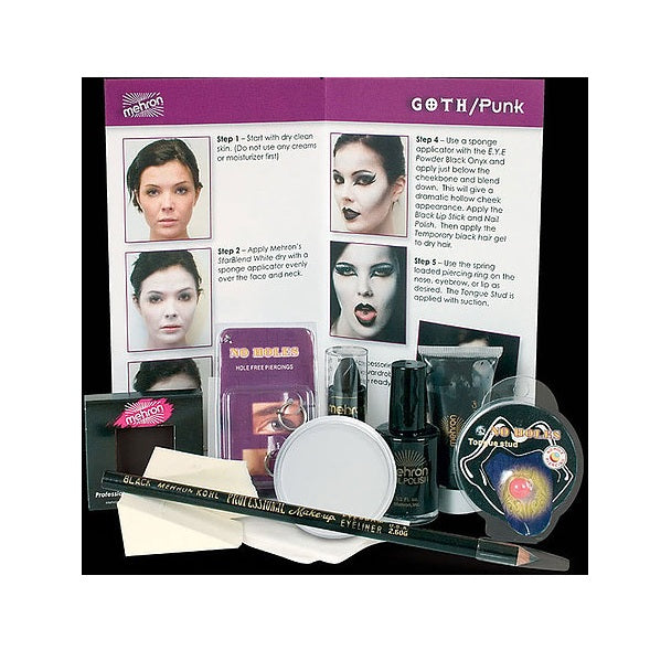 Mehron Goth Punk Premium Make-up Kit