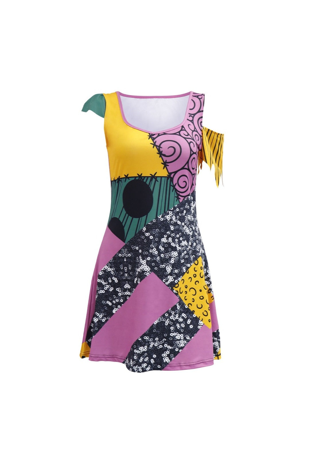 Sally Cut-Out Shoulder Dress