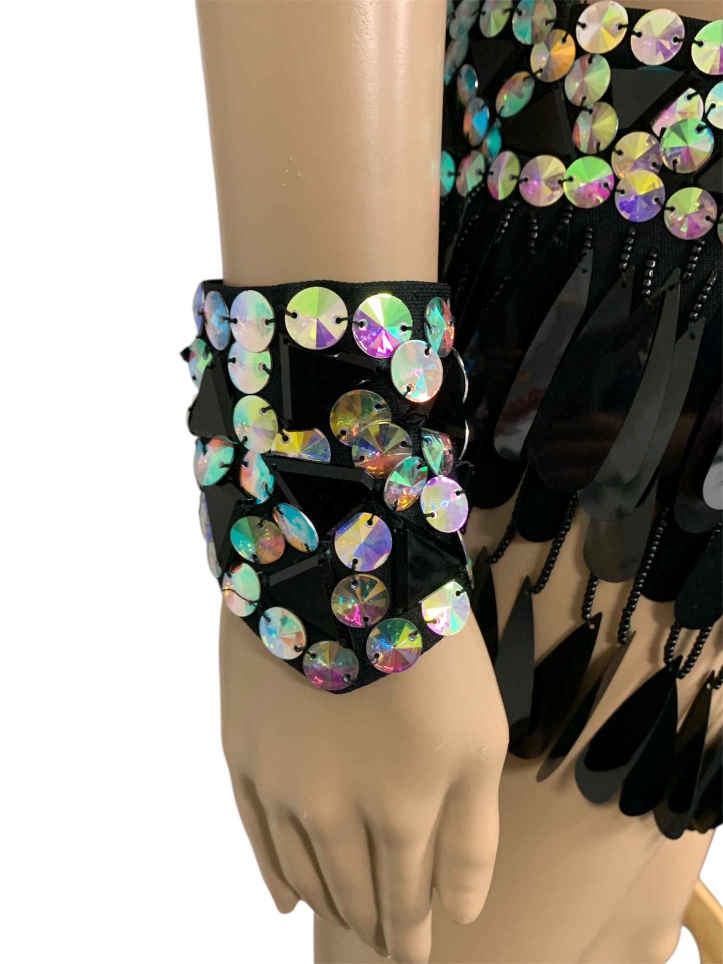 Black & Iridescent Festival Set