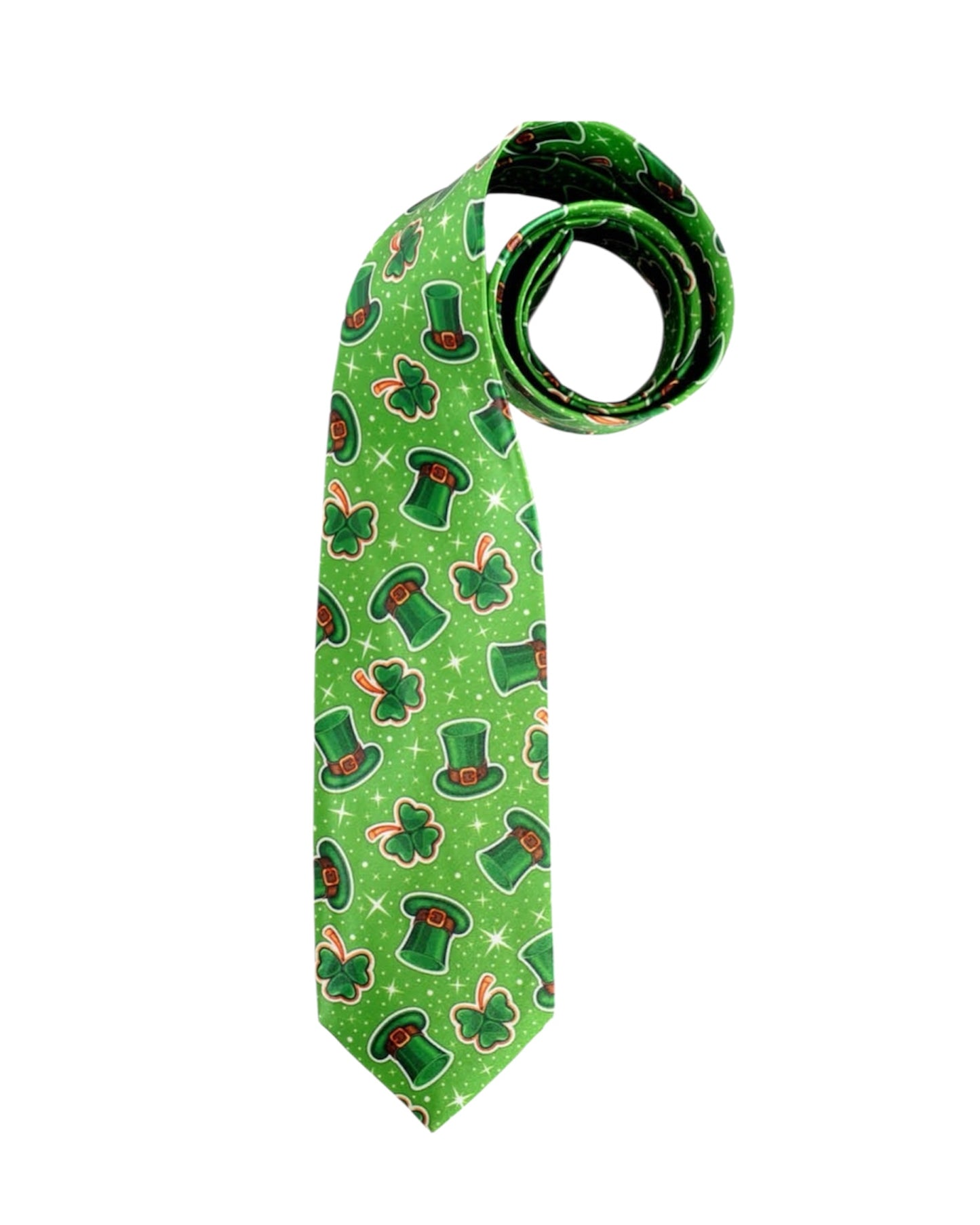 St Patrick's Day Green Hat & Clover Tie