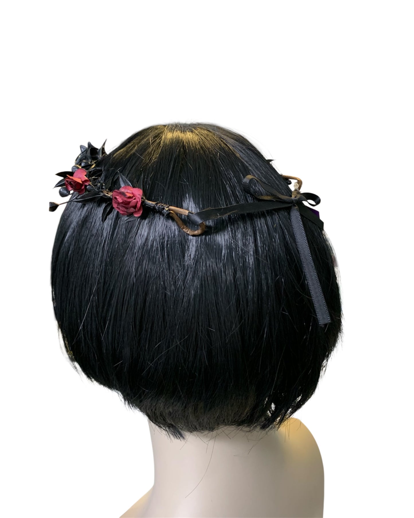 Silver Crescent Moon Dark Fae Circlet