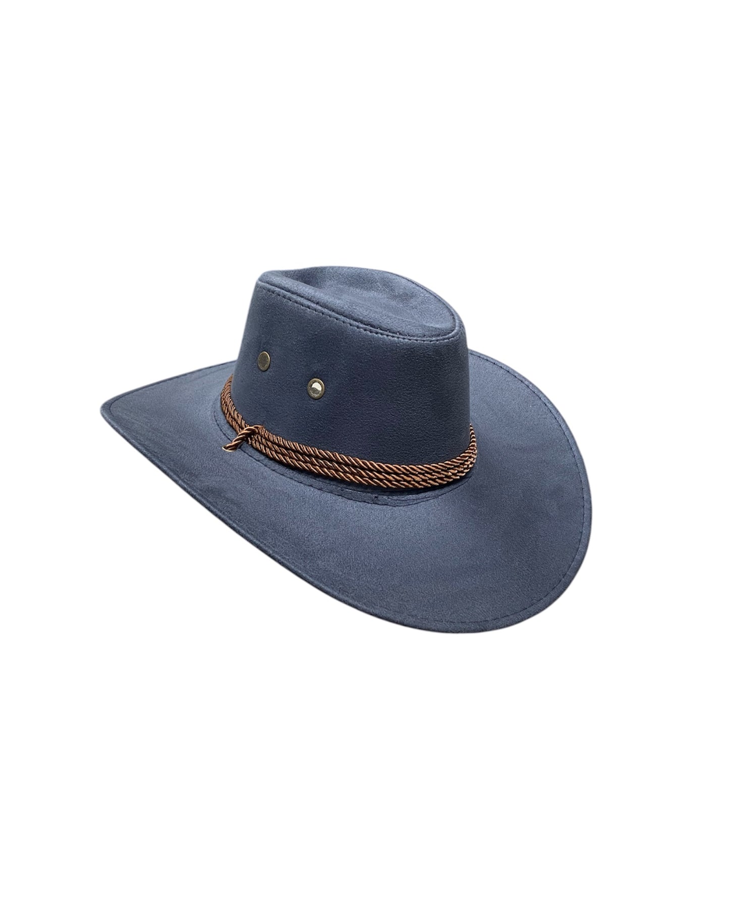Steel Blue Cowboy Hat with Cord Band