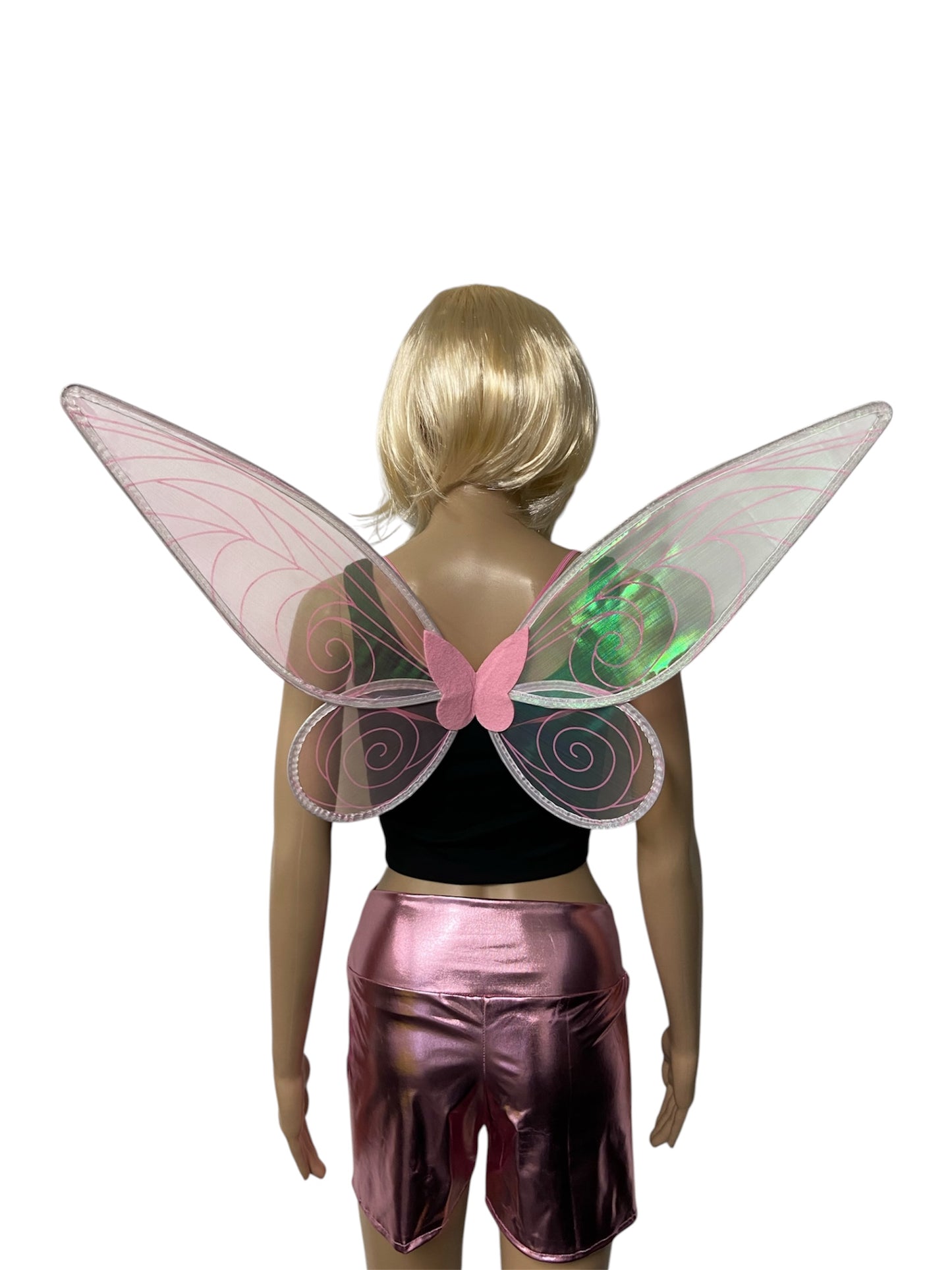 Iridescent Pink Fairy Wings