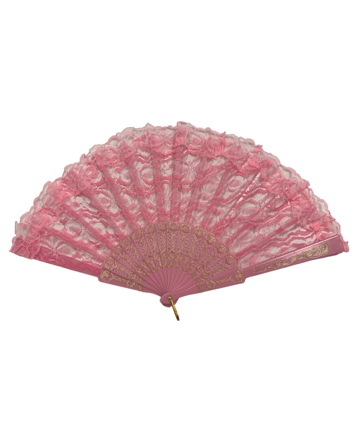 Light Pink Lace Hand Fan