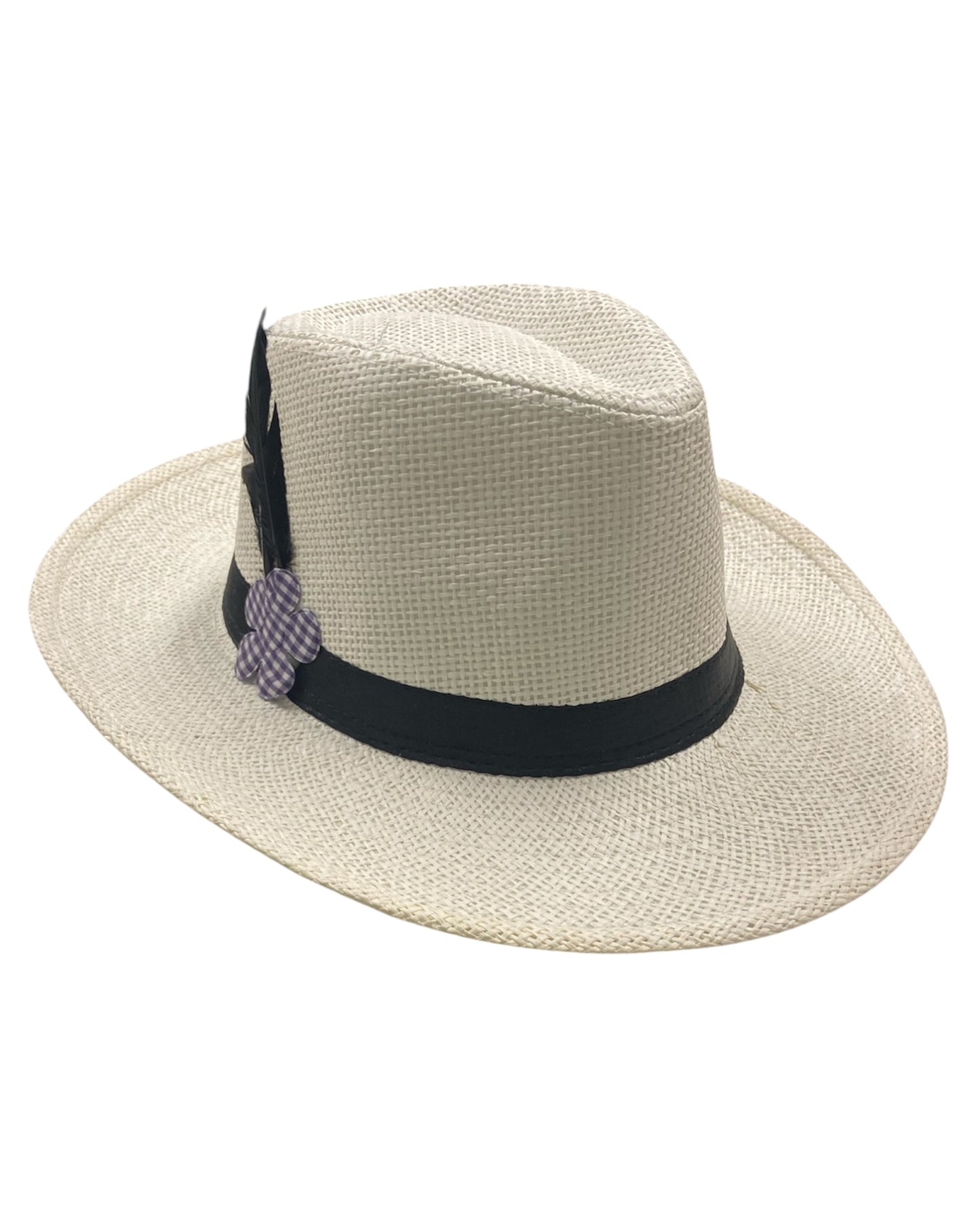 Assorted Wide Brim Straw Oktoberfest Hat