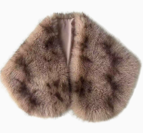 Light Brown Faux Fur Wrap