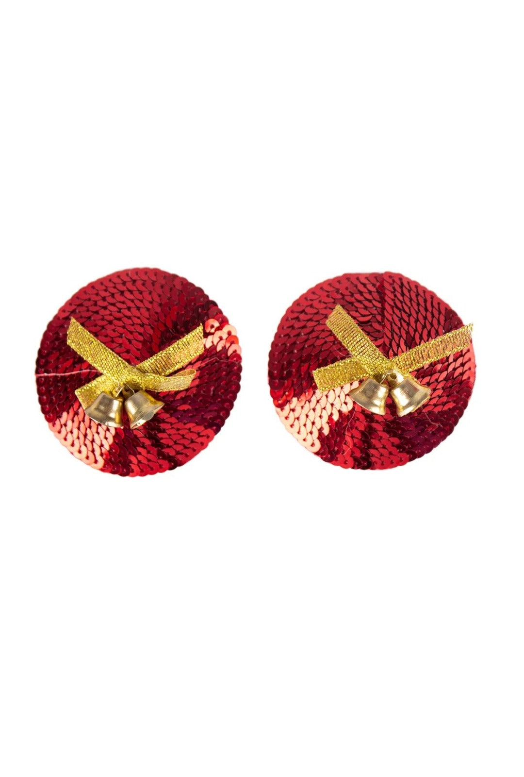 Gold Jingle Bells Nipple Pasties
