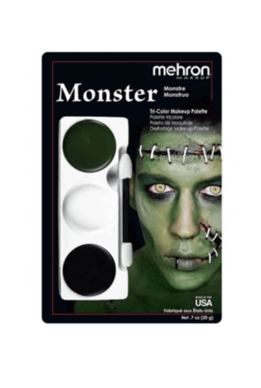 Tri-Colour Makeup Palette: Monster
