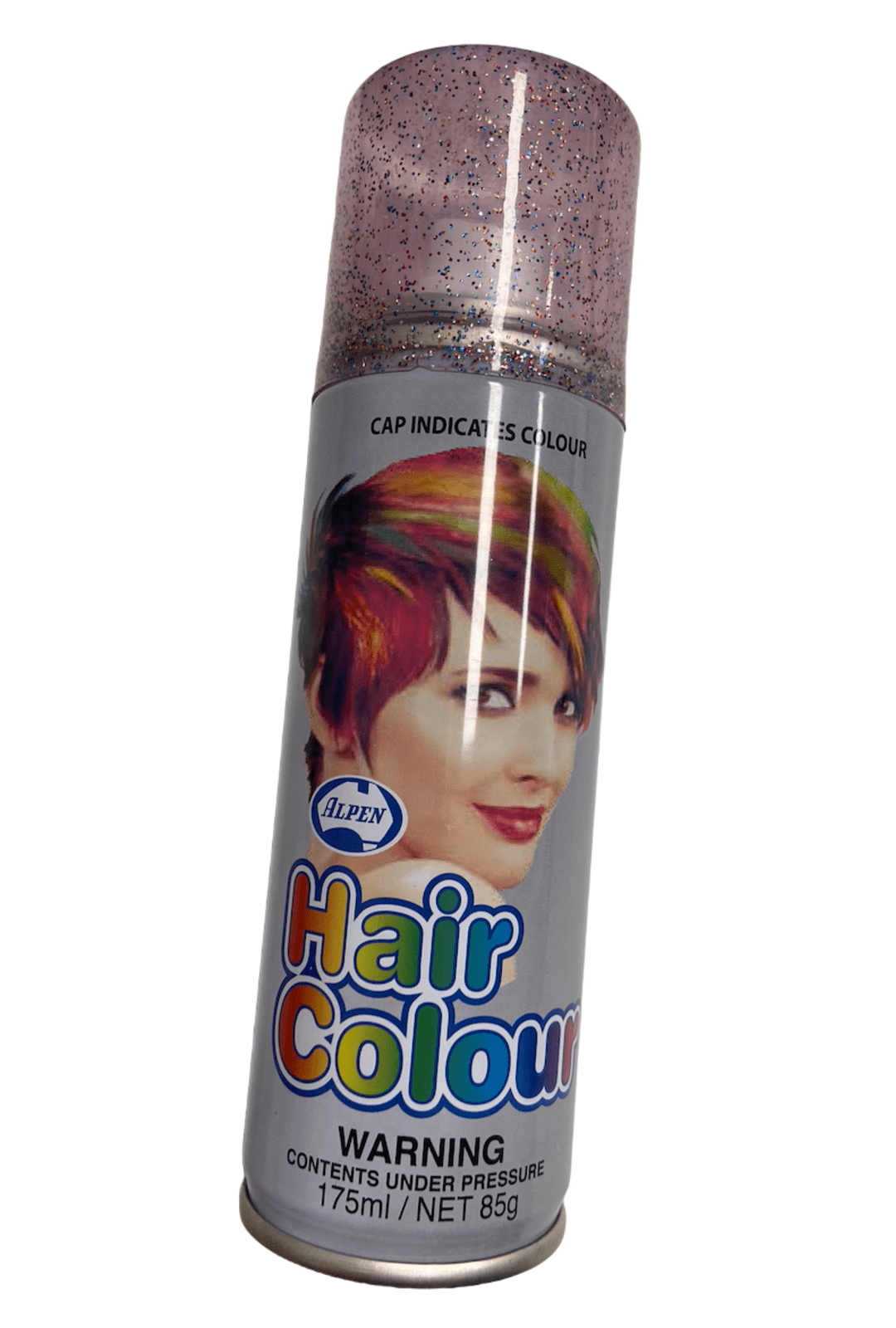 Multi Glitter Coloured Hairspray