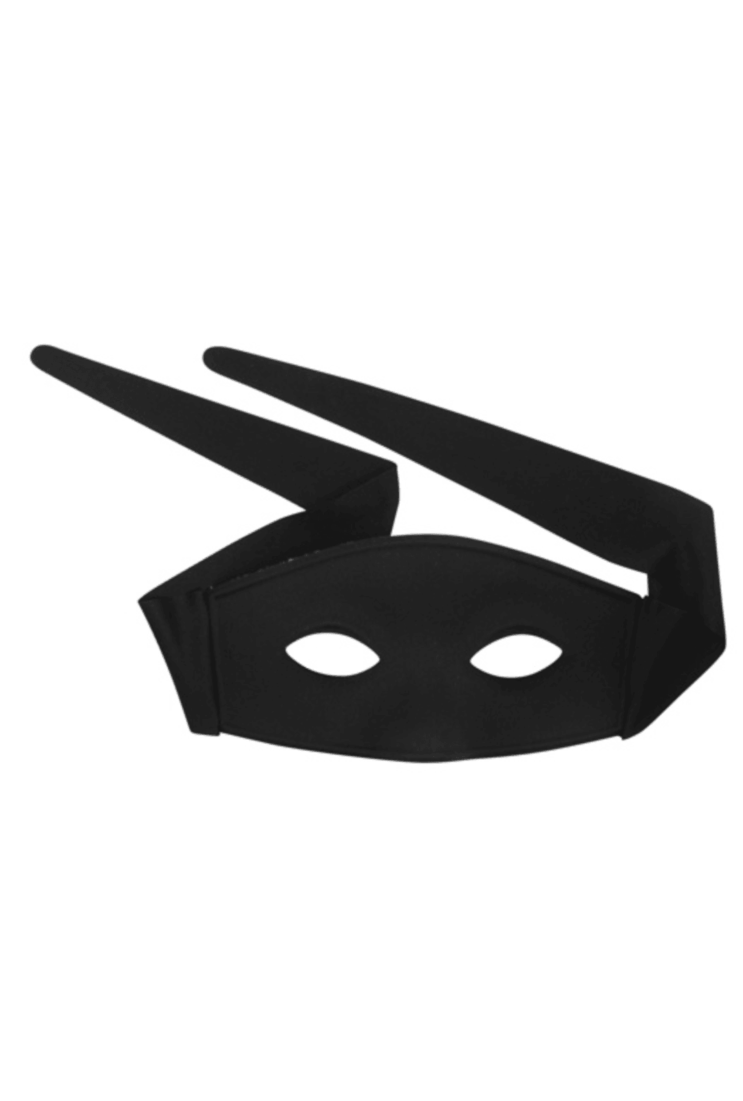 Large Black Zorro Eye Mask