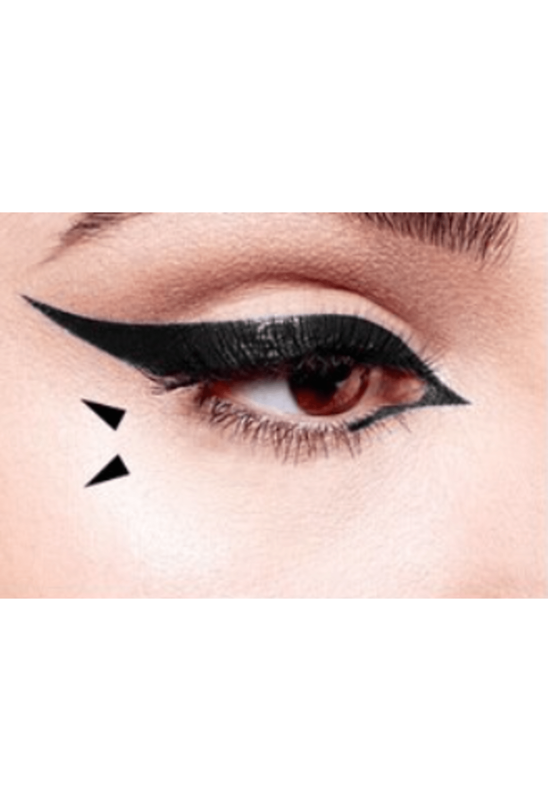 2-in-1 Black Triangle Stamp Eyeliner
