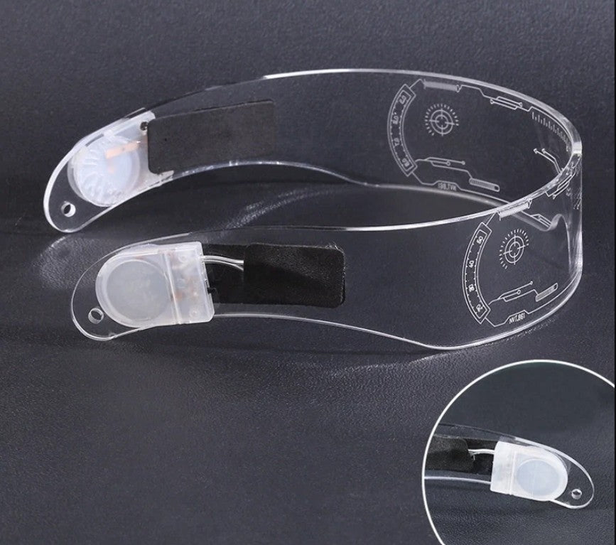 Bilateral LED Cyber Neon Glasses