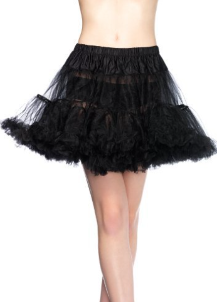 Mini Black Tulle Petticoat