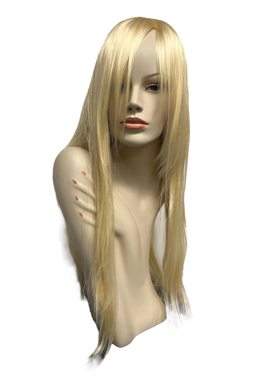 Deluxe Extra-Long Straight Blonde Wig