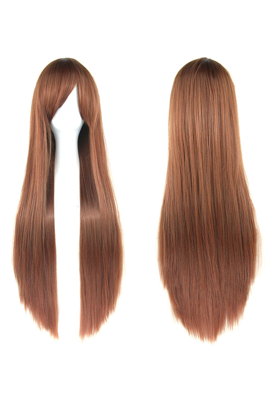 Light Brown Long Straight Cosplay Wig
