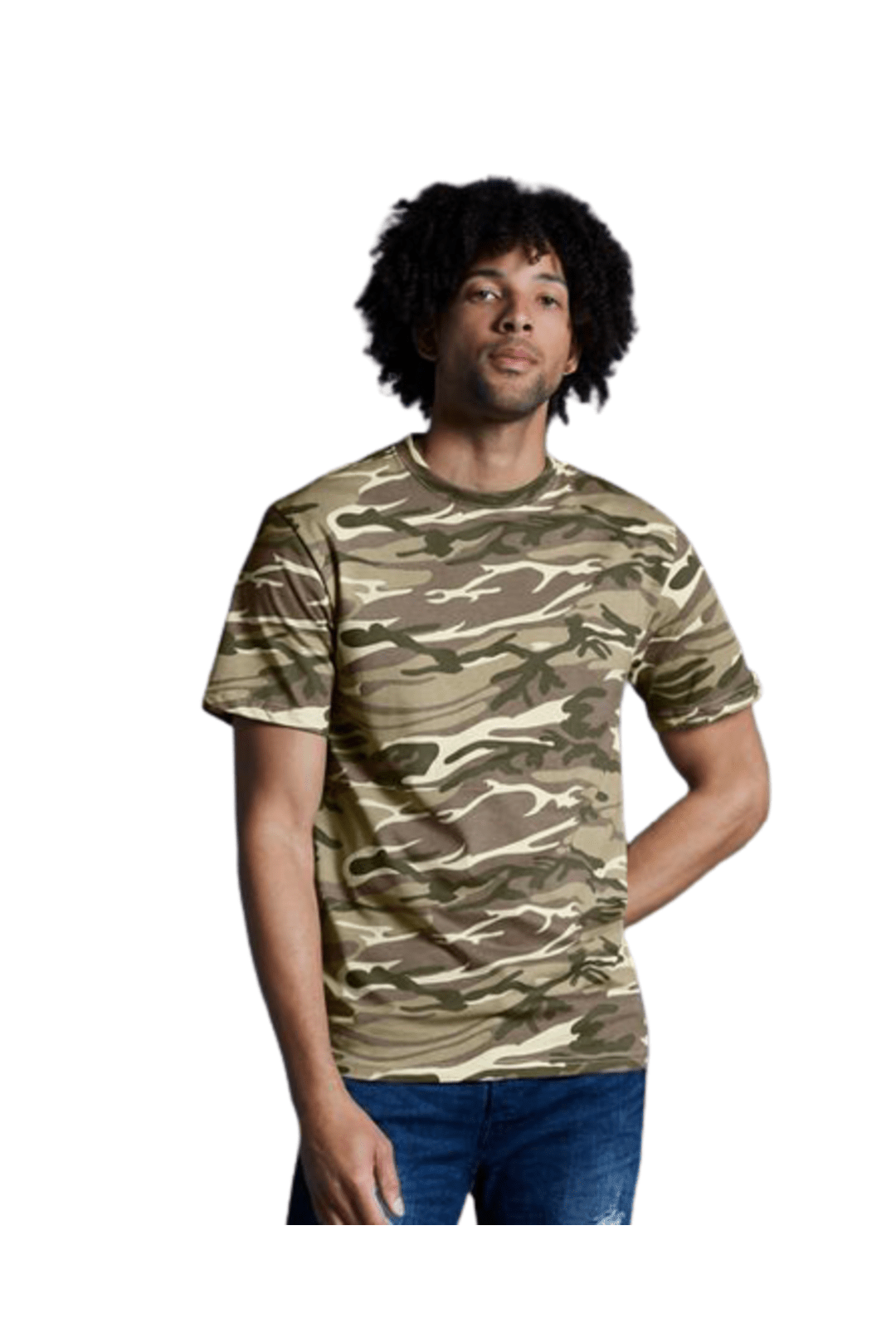 Camo Sand Short-Sleeve T-Shirt - Main Image