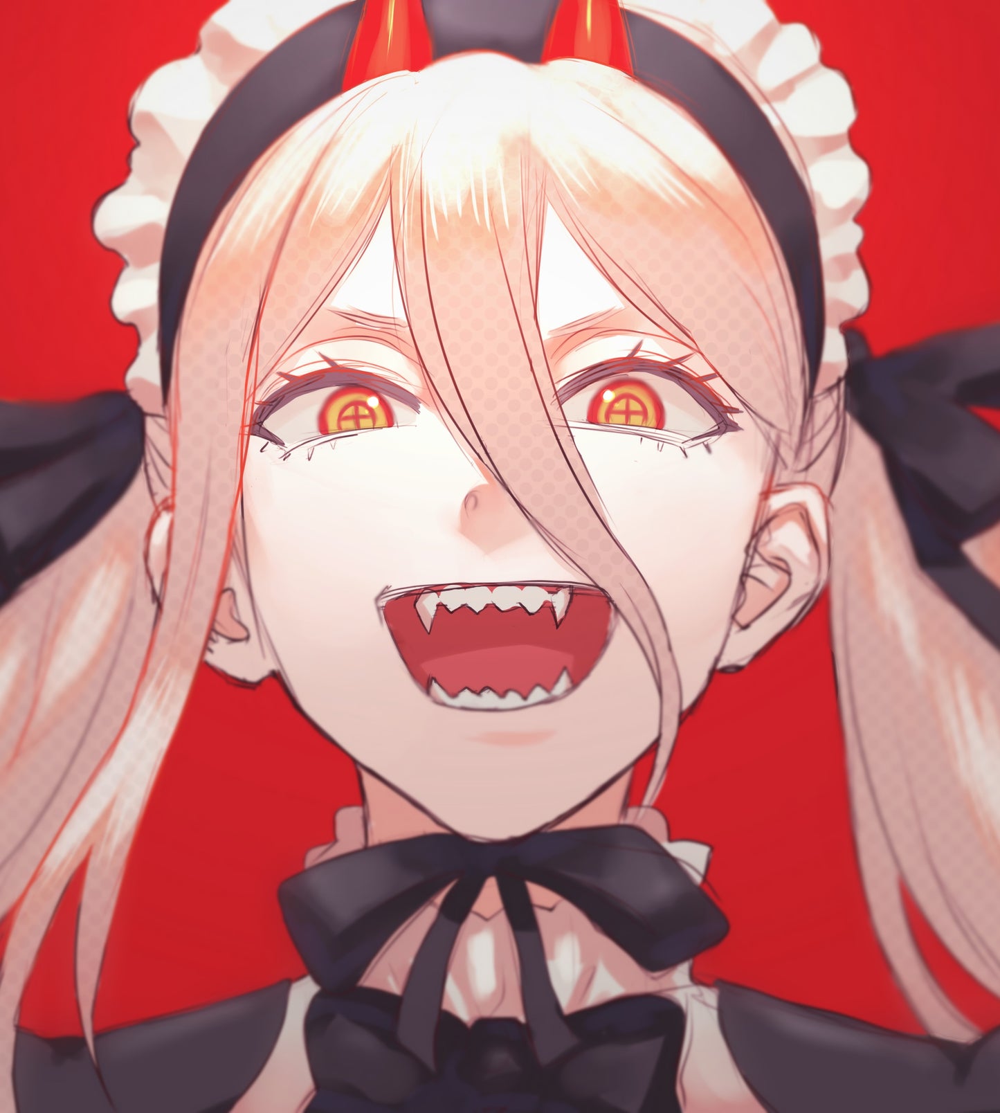 Party Lens #72 Chainsaw Man Power Contact Lenses