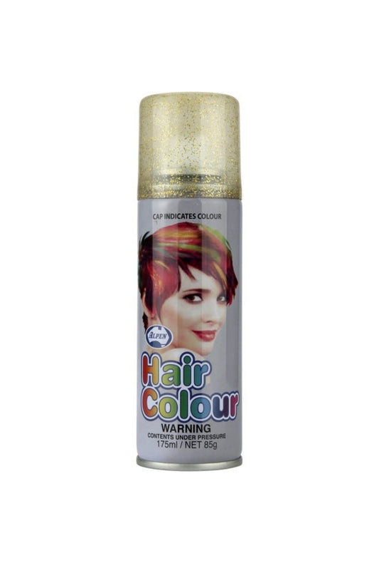 Gold Glitter Coloured Hairspray