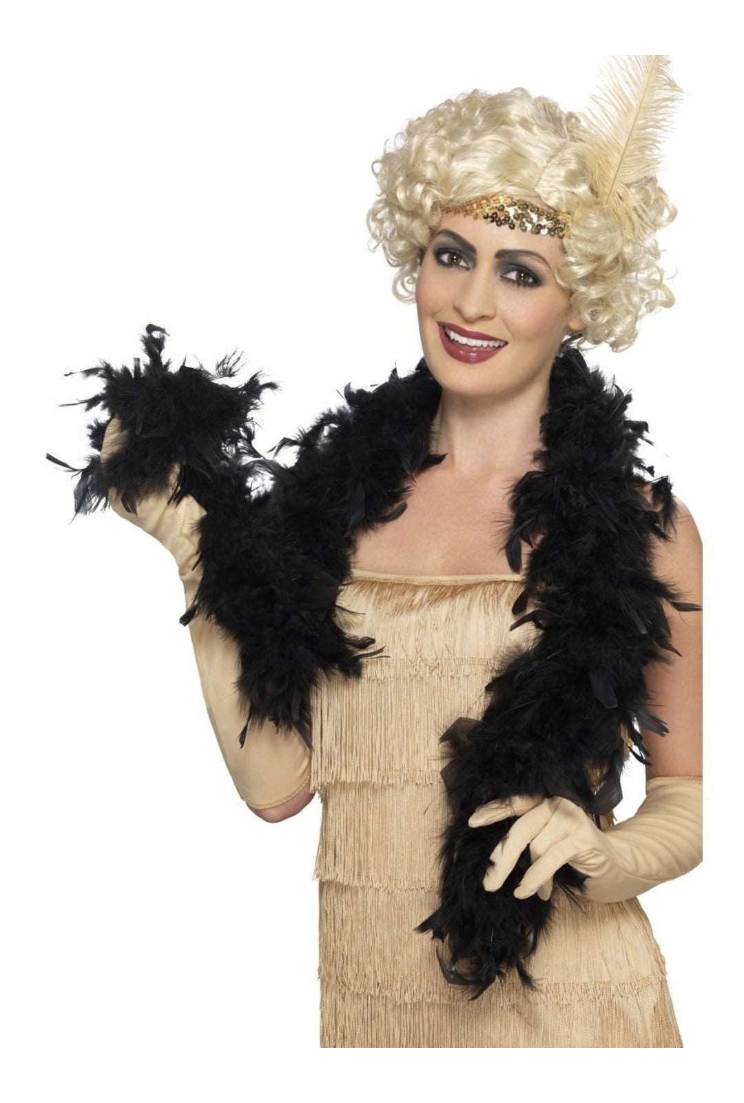 Deluxe Black Feather Boa