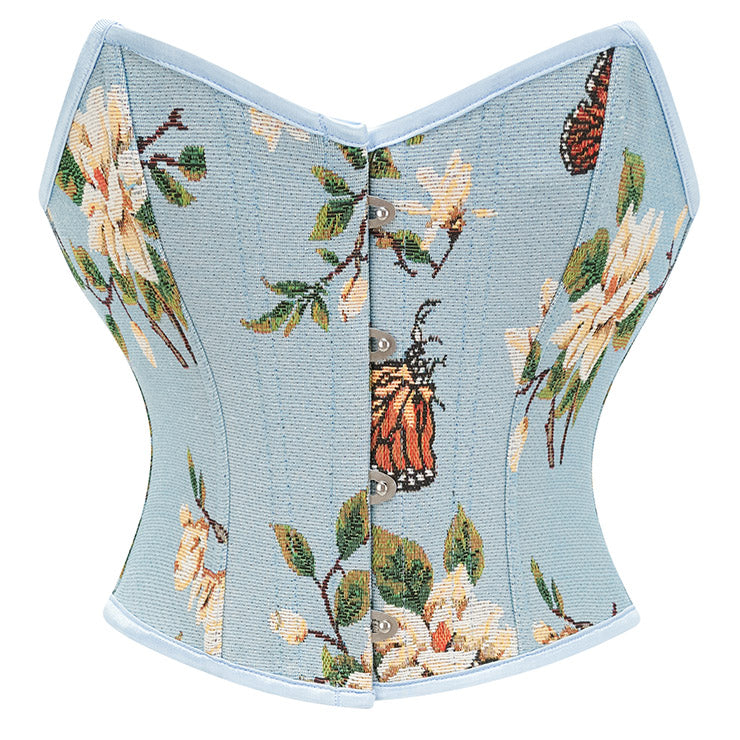 ALLURE BUSTIER / BLUE SEQUINED