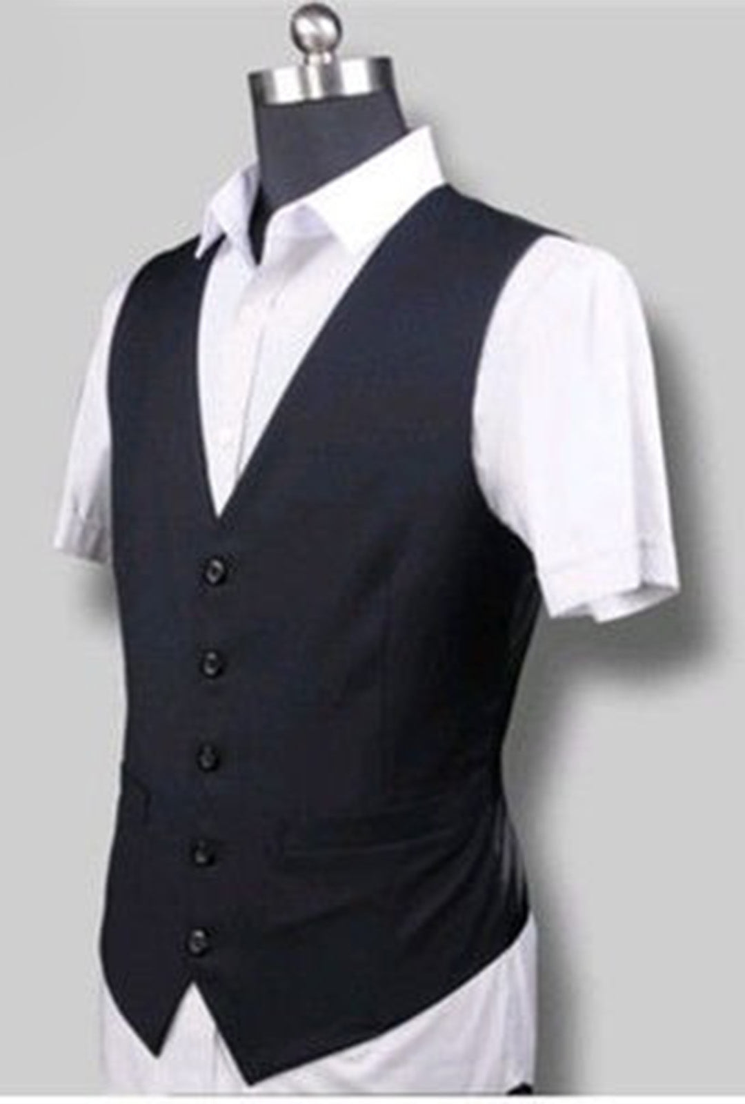 Men's Dark Navy Blue Waistcoat