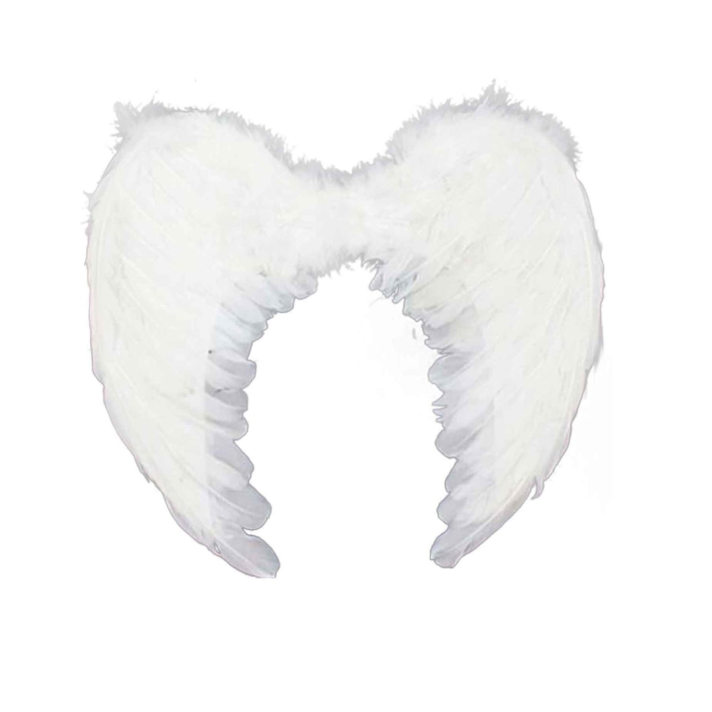 White Upside Down Angel Wings 80x60cm