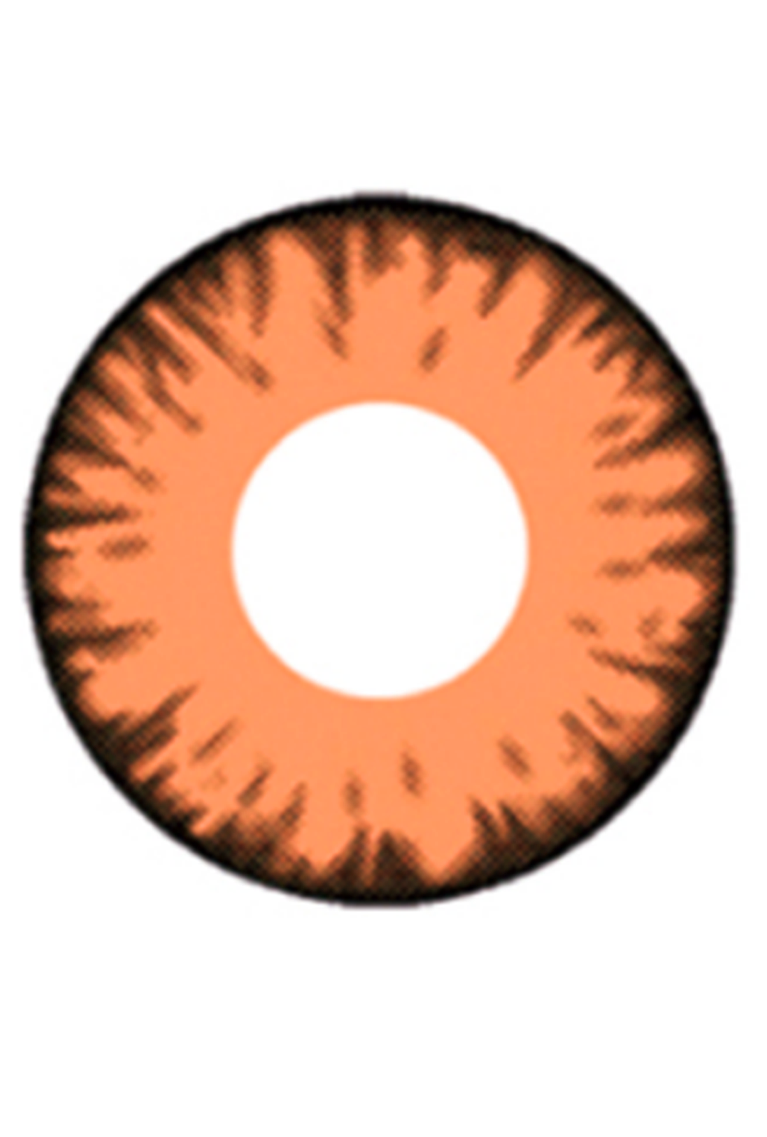 orange with black rim contact lenses anime manga cosplay costume