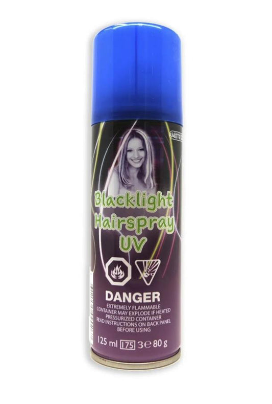 UV Blacklight Coloured Hairspray