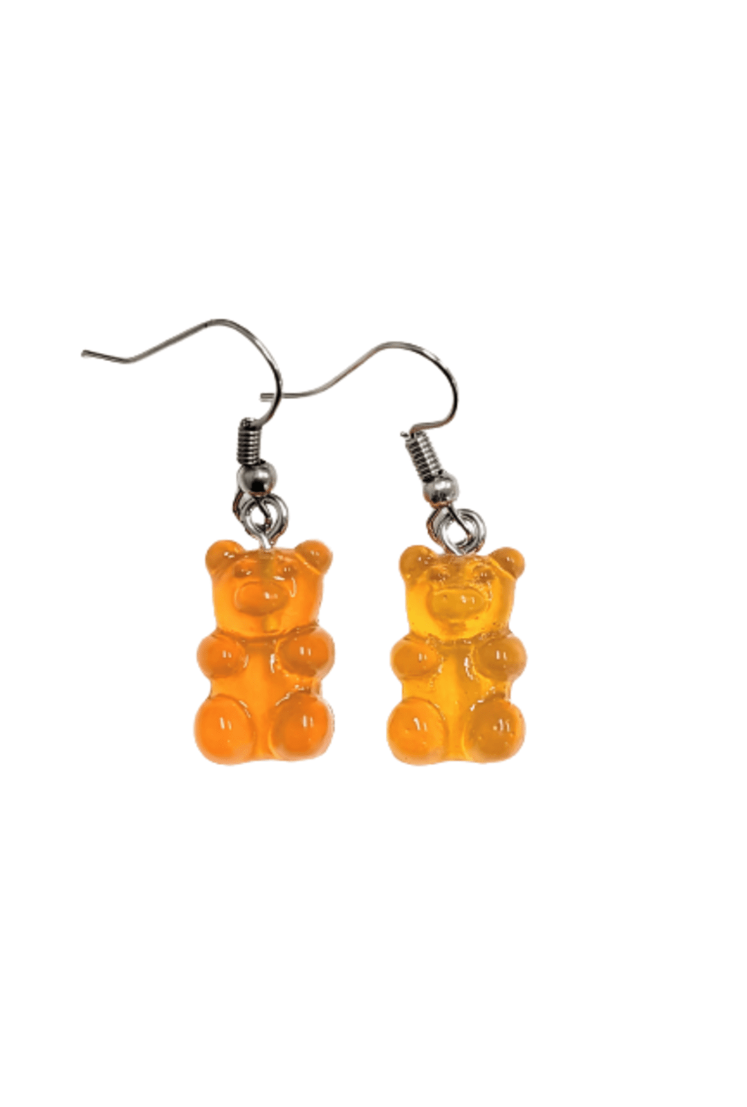 Orange Gummy Bear Earrings