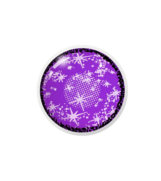 Party Lens #71 Purple Sparkle Screen Contact Lenses