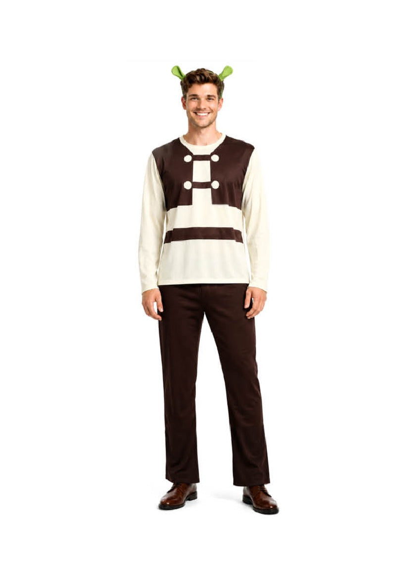 Mens Shrek Costume Set