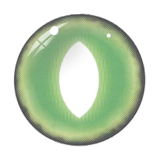Party Lens #66 Green Cat Eye Contact Lenses