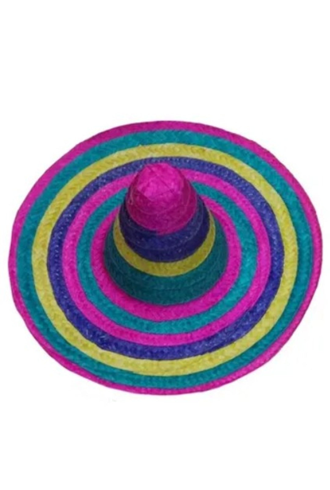 Mulit-Coloured Mexican Sombrero Hat