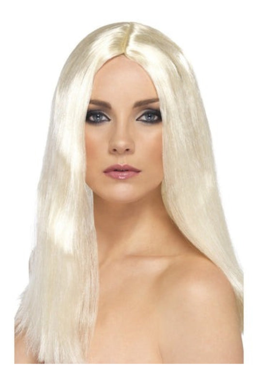Blonde Star Style Straight Wig