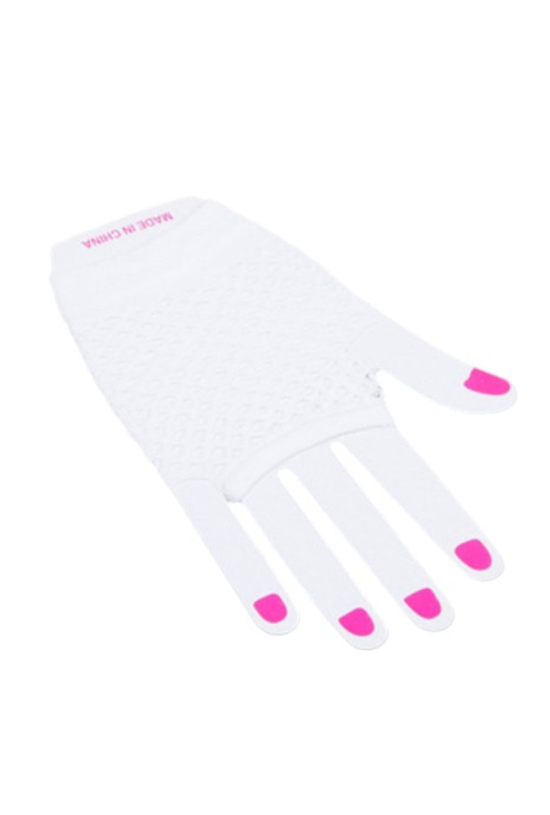 80's Short Fishnet Gloves - White