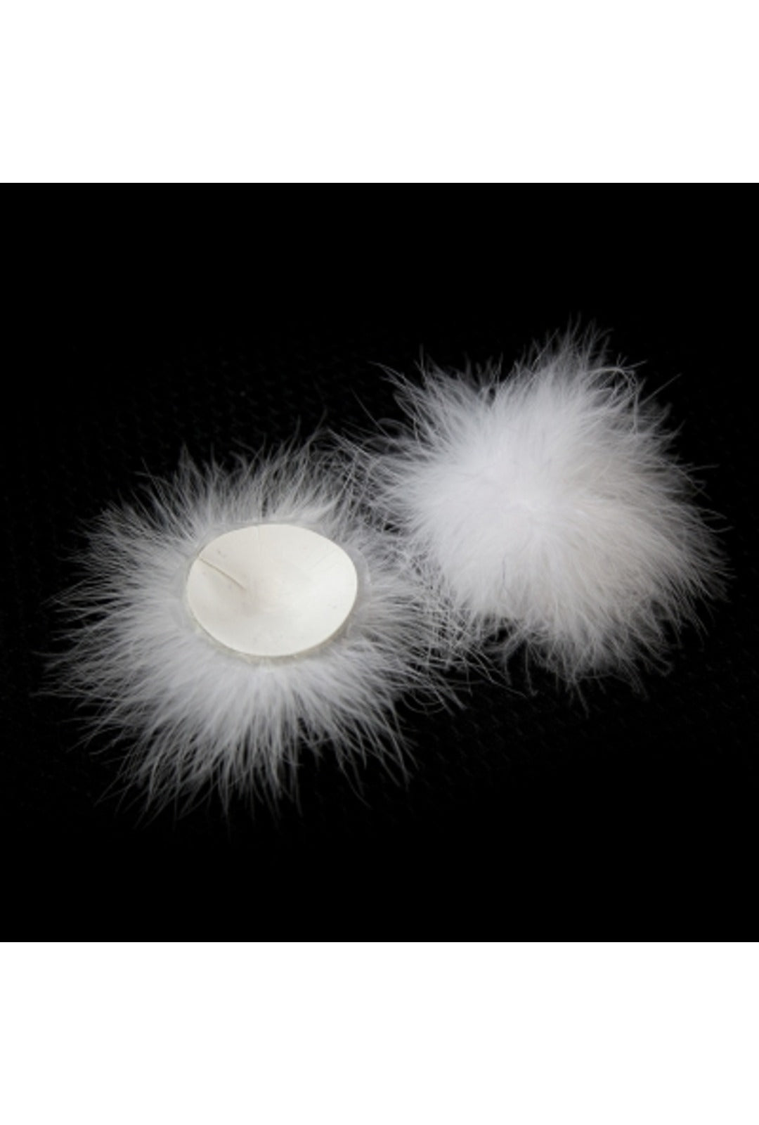 Fuzzy White, Faux Fur Pasties
